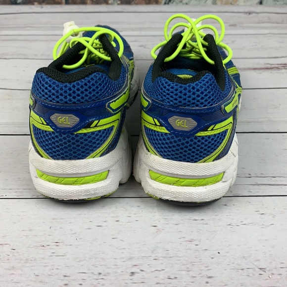 ASICS “GT 1000 2” blue & yellow running shoe sz 6 - Picture 3 of 14